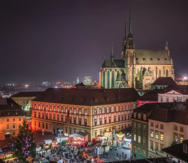 Predvianočné Brno